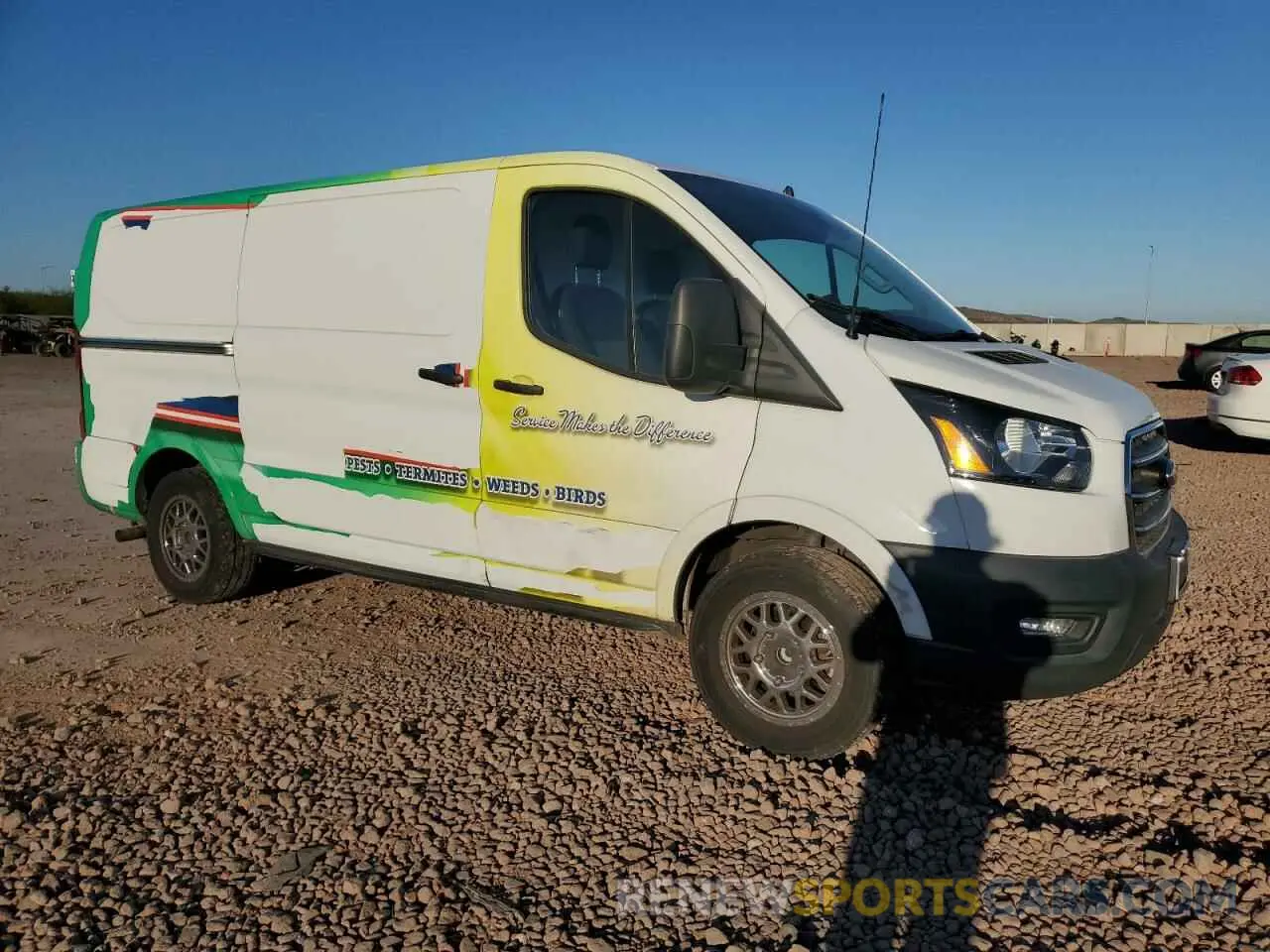 4 fotografías del automóvil dañado 1FTYE1Y8XLKB43776 FORD TRANSIT 2020
