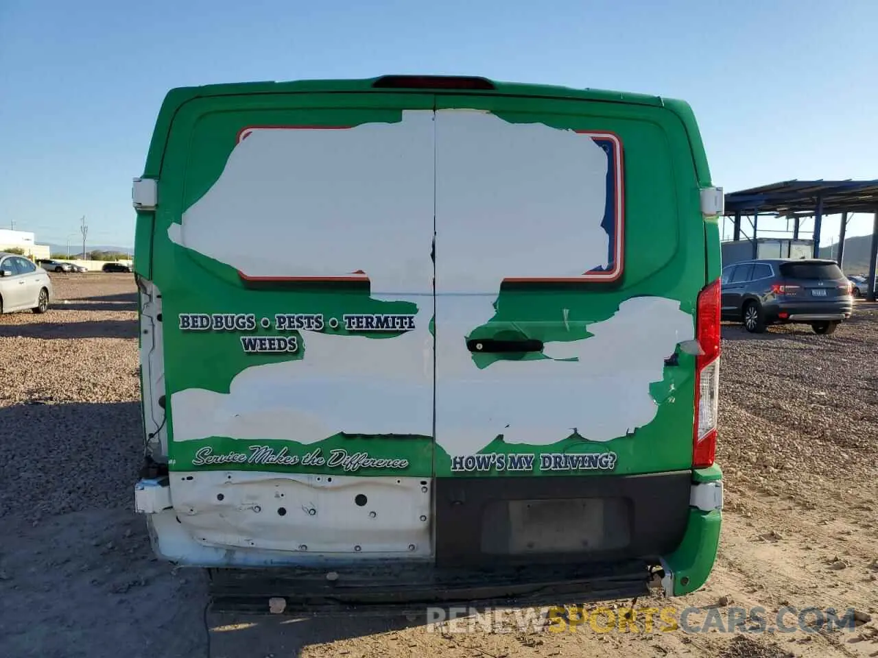 6 fotografías del automóvil dañado 1FTYE1Y8XLKB43776 FORD TRANSIT 2020