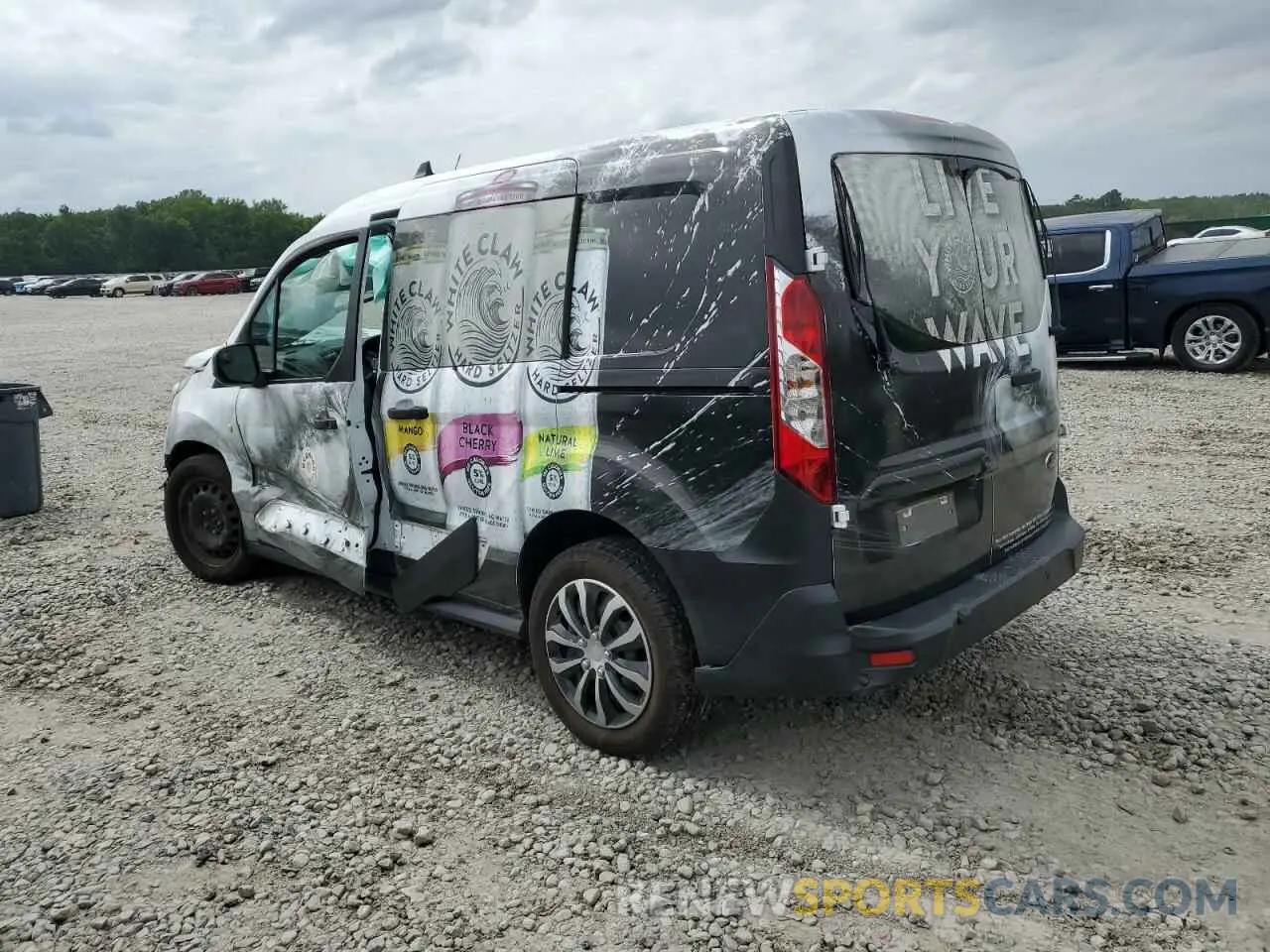 2 fotografías del automóvil dañado NM0LS6E28L1446851 FORD TRANSIT 2020