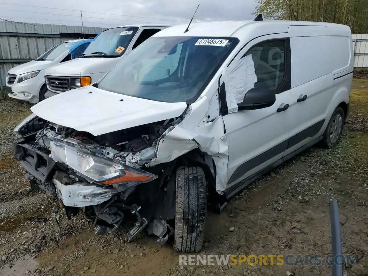 1 fotografías del automóvil dañado NM0LS7E29L1476320 FORD TRANSIT 2020
