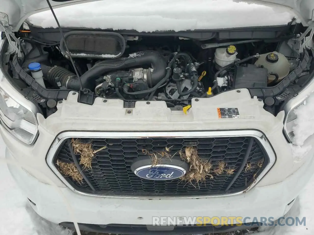12 fotografías del automóvil dañado 1FBAX2Y88MKA31842 FORD TRANSIT 2021