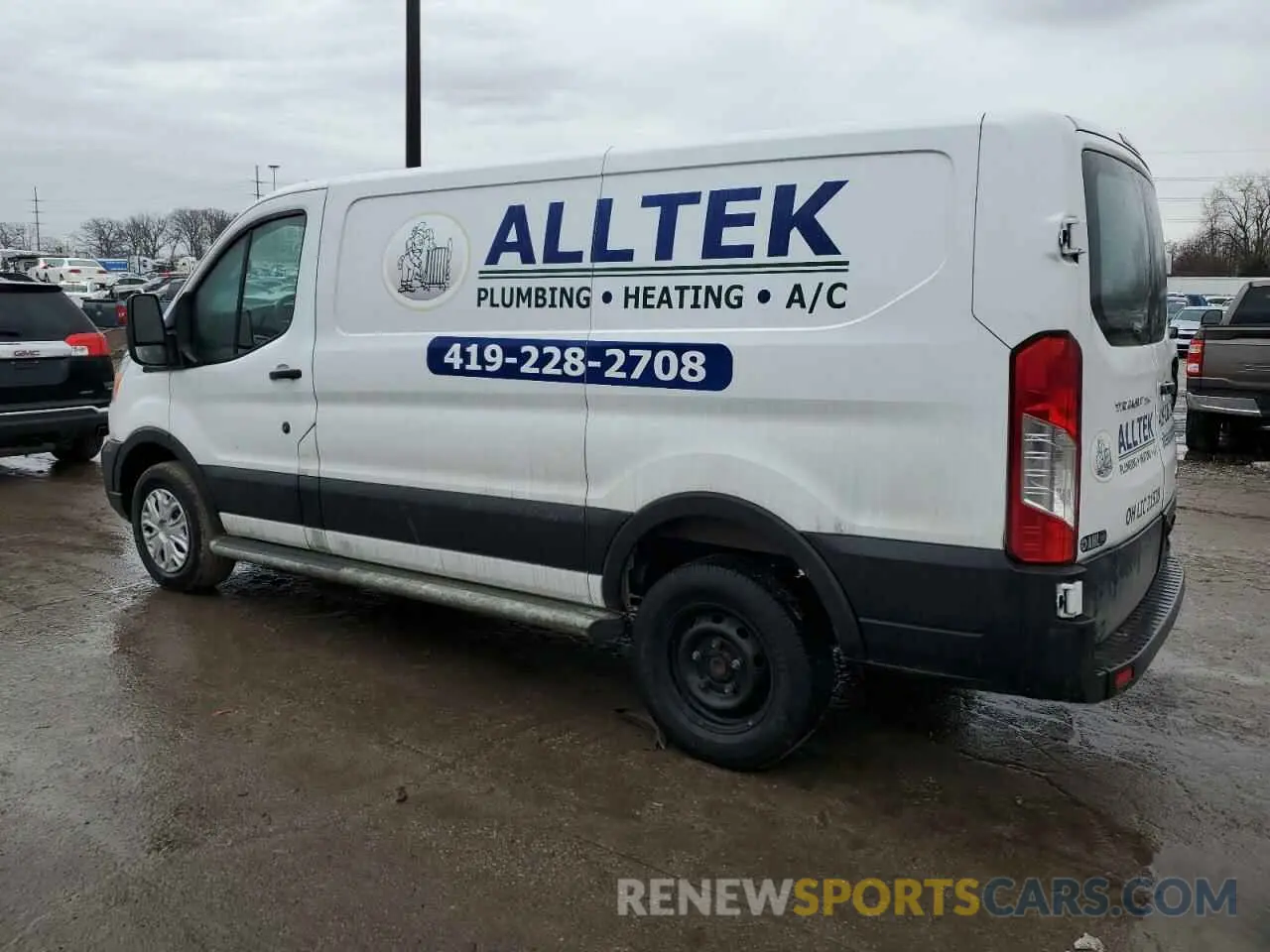 2 fotografías del automóvil dañado 1FTBR1Y84MKA43992 FORD TRANSIT 2021