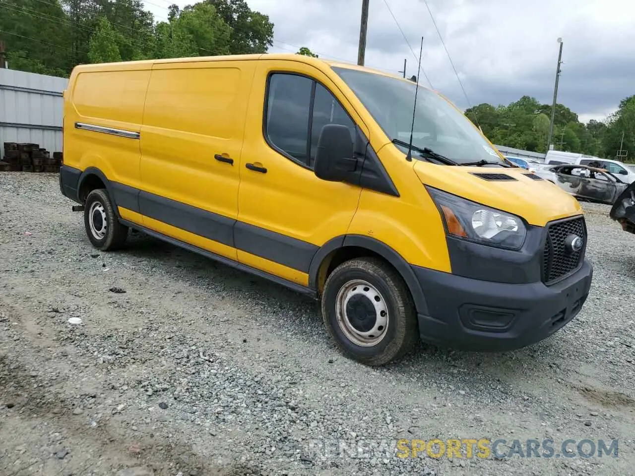 4 fotografías del automóvil dañado 1FTBR1Y89MKA47021 FORD TRANSIT 2021