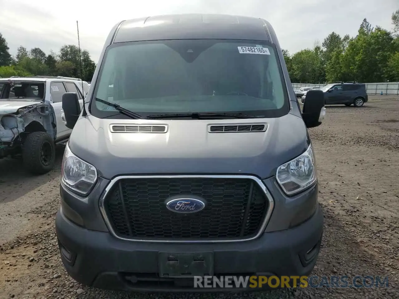 5 fotografías del automóvil dañado 1FTBR2CG6MKA37924 FORD TRANSIT 2021