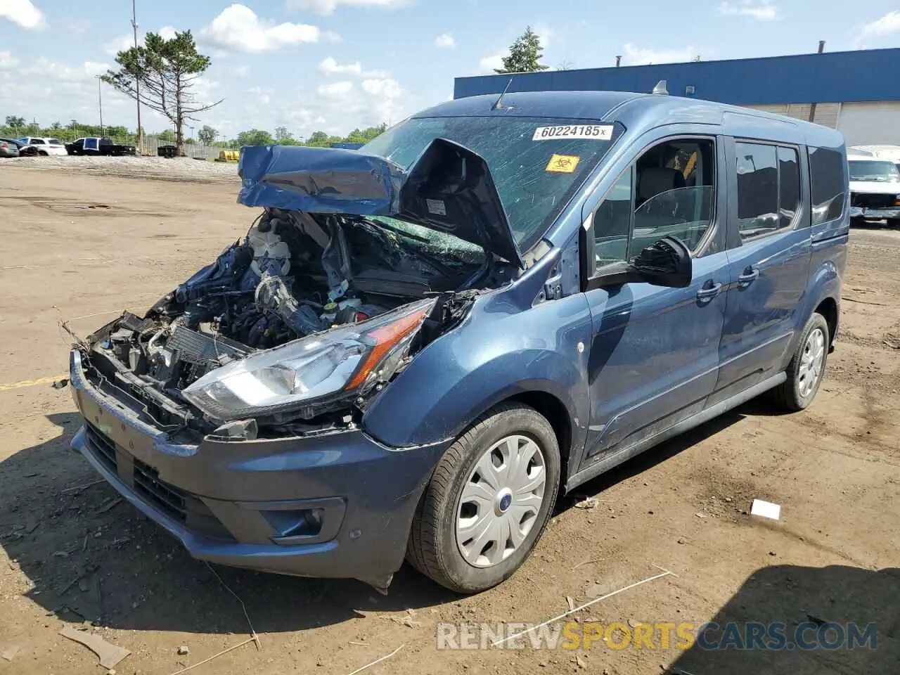 1 fotografías del automóvil dañado NM0GE9F24M1487133 FORD TRANSIT 2021