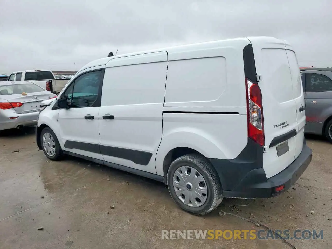 2 fotografías del automóvil dañado NM0LS7E24M1506129 FORD TRANSIT 2021