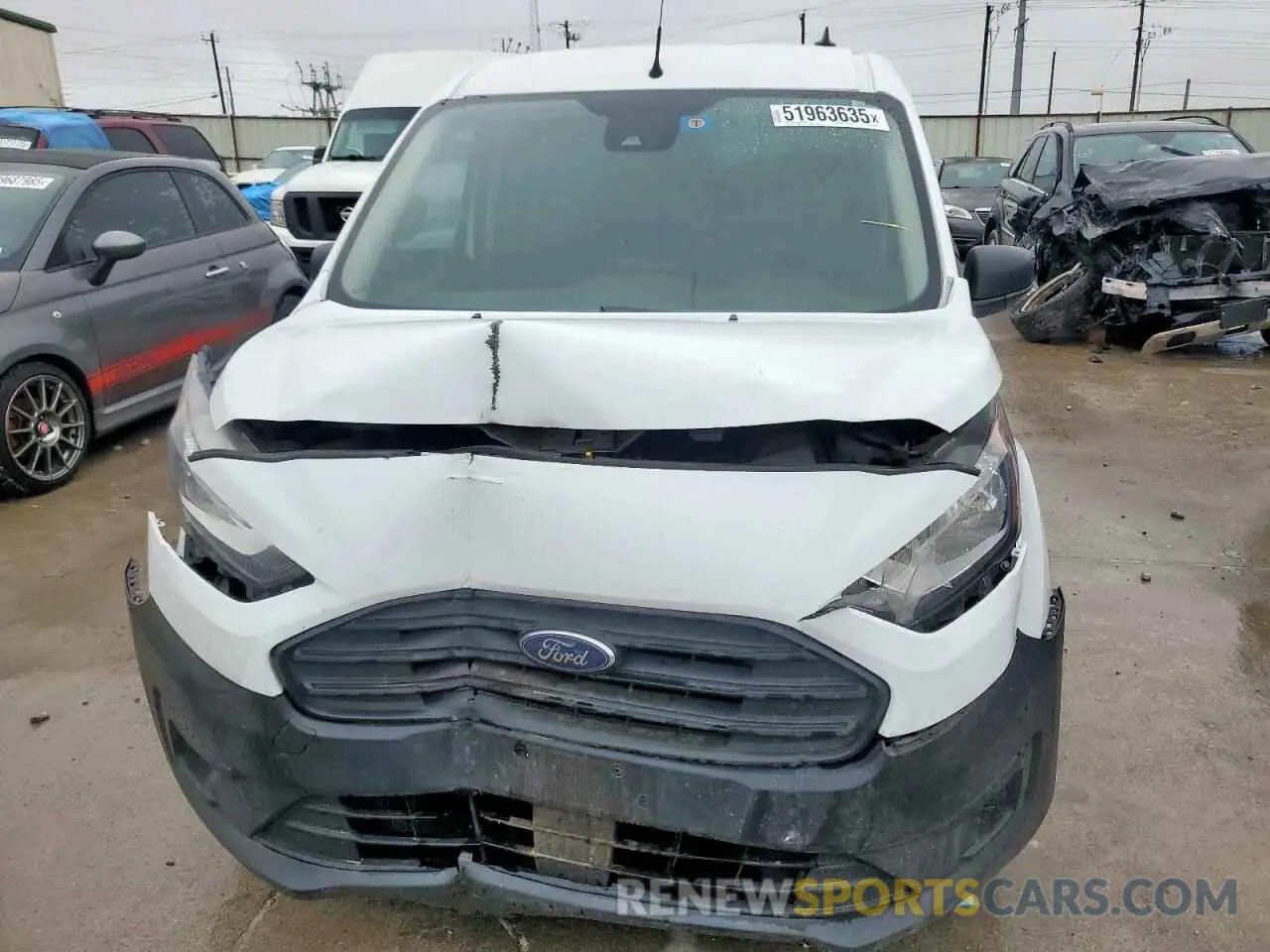 5 fotografías del automóvil dañado NM0LS7E24M1506129 FORD TRANSIT 2021