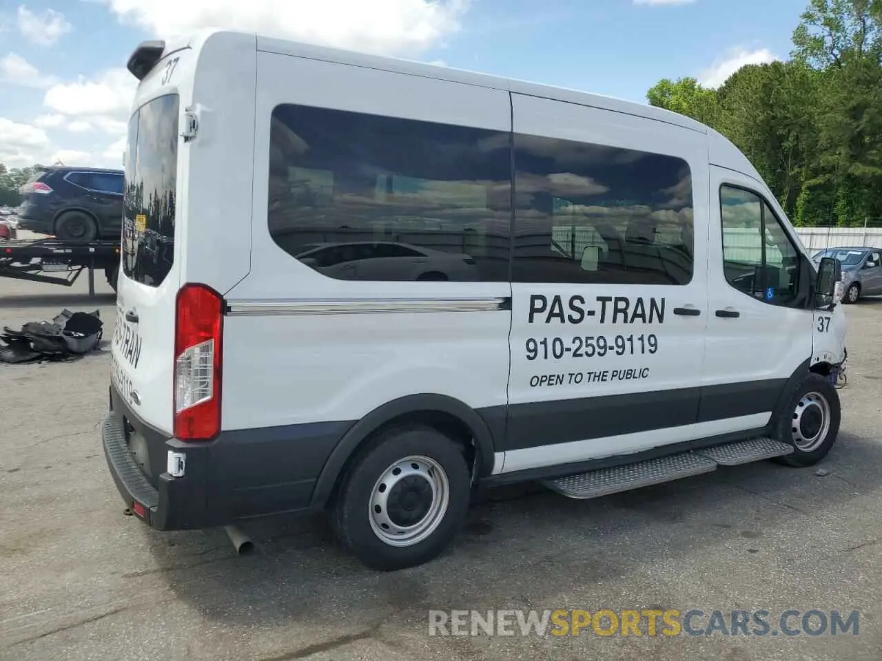 3 fotografías del automóvil dañado 1FDZK1C85NKA69802 FORD TRANSIT 2022