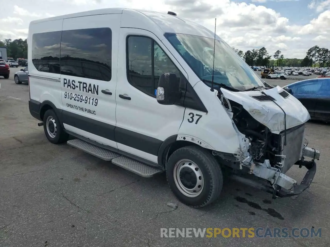 4 fotografías del automóvil dañado 1FDZK1C85NKA69802 FORD TRANSIT 2022