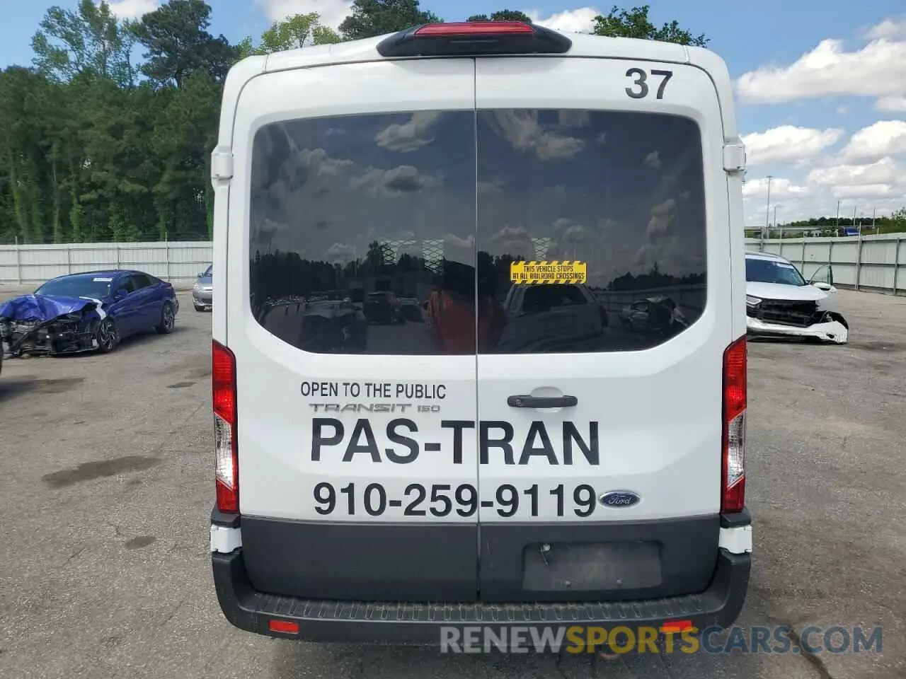6 fotografías del automóvil dañado 1FDZK1C85NKA69802 FORD TRANSIT 2022