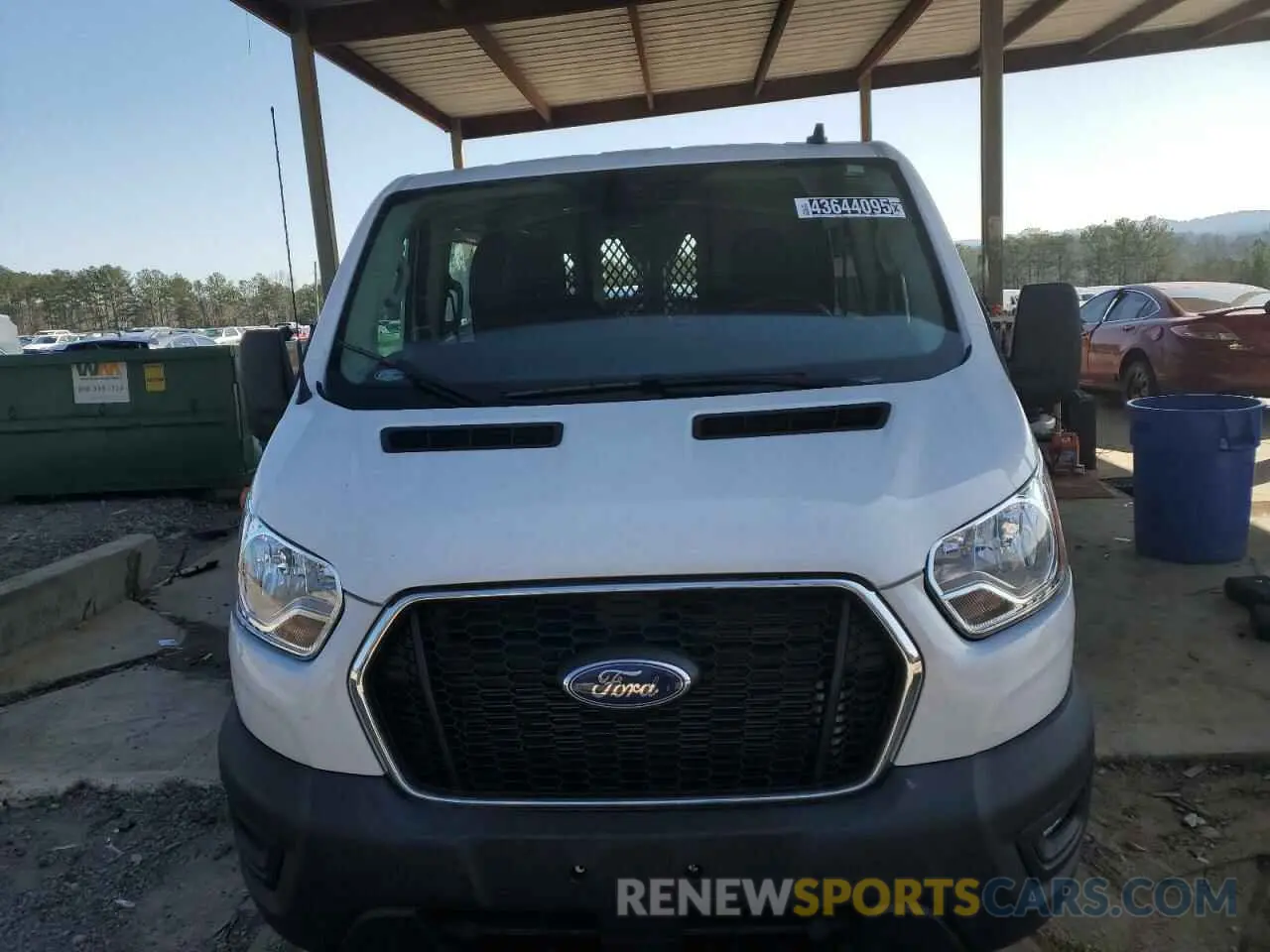 5 fotografías del automóvil dañado 1FTBR1Y86NKA24488 FORD TRANSIT 2022