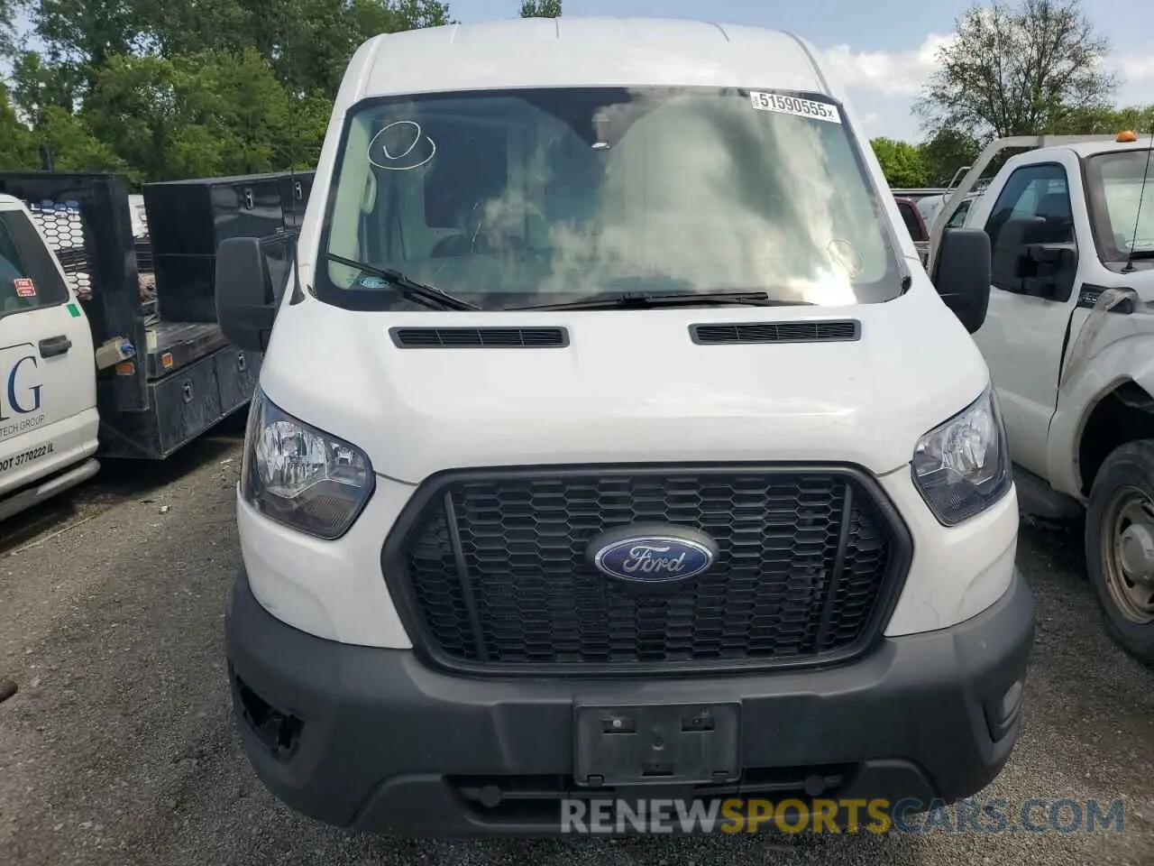 5 fotografías del automóvil dañado 1FTYE1C83NKA48423 FORD TRANSIT 2022
