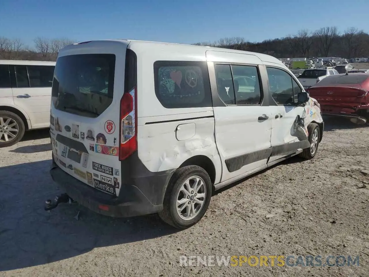 3 fotografías del automóvil dañado NM0GE9E24N1538522 FORD TRANSIT 2022