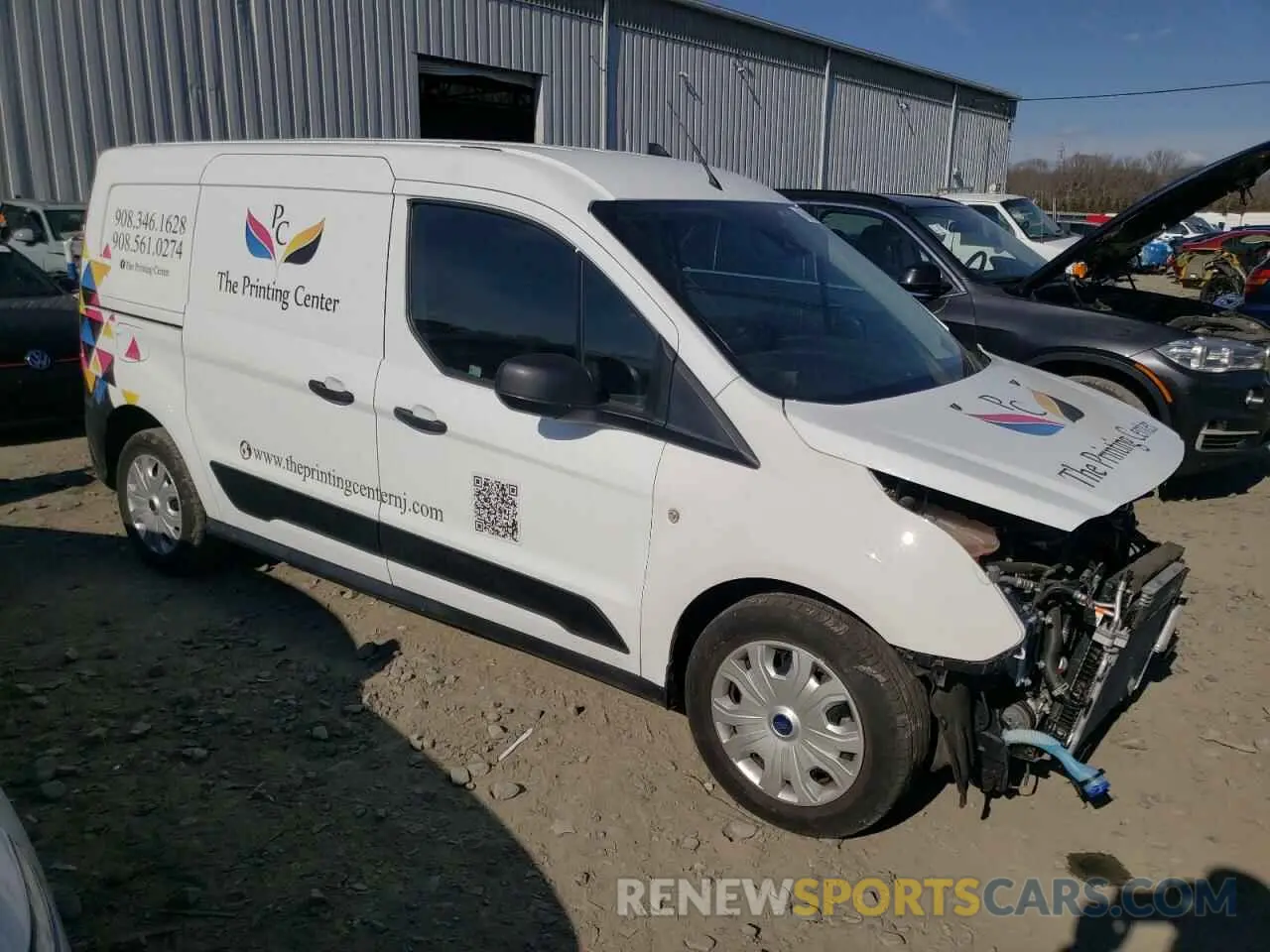 4 fotografías del automóvil dañado NM0LS7S23N1512090 FORD TRANSIT 2022