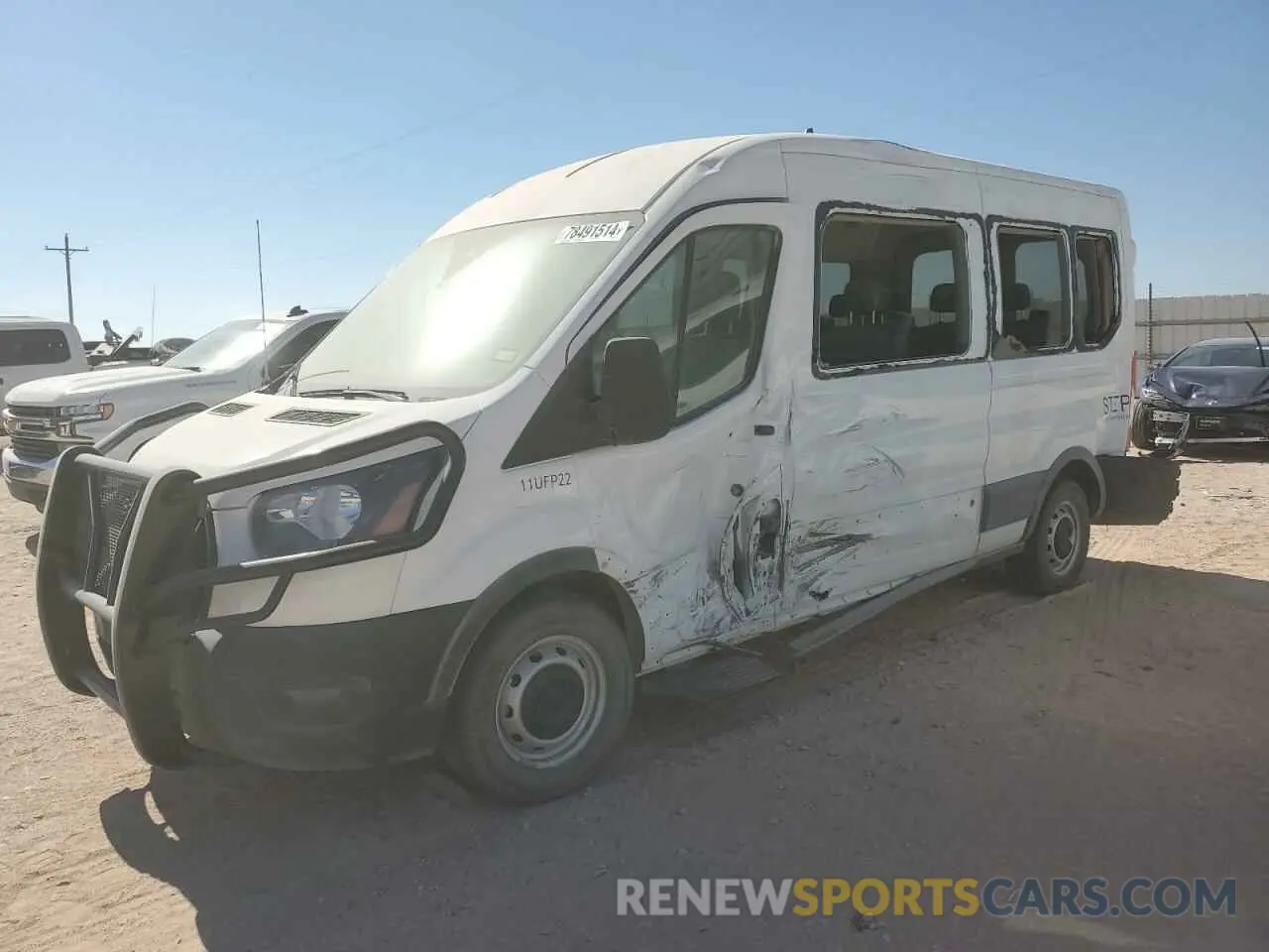 1 fotografías del automóvil dañado 1FBAX2C81PKB10166 FORD TRANSIT 2023