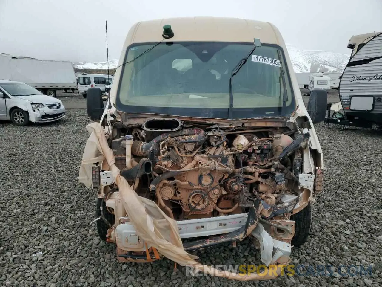 5 fotografías del automóvil dañado 1FBAX2C83PKB04126 FORD TRANSIT 2023
