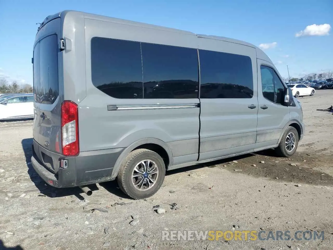 3 fotografías del automóvil dañado 1FBAX2CG9PKB90629 FORD TRANSIT 2023