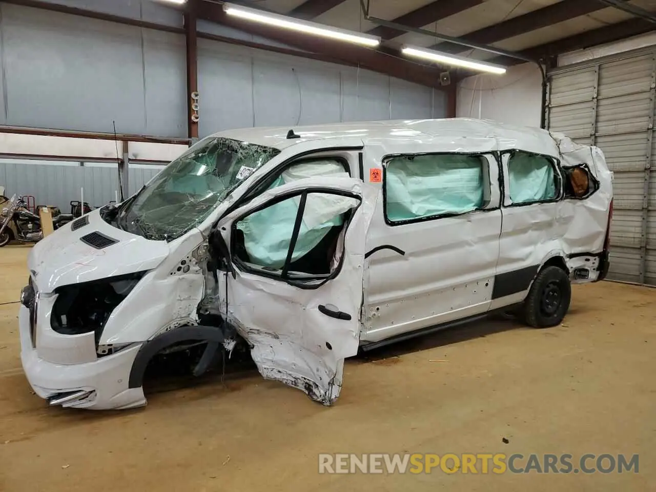 1 fotografías del automóvil dañado 1FBAX2YGXPKB08481 FORD TRANSIT 2023