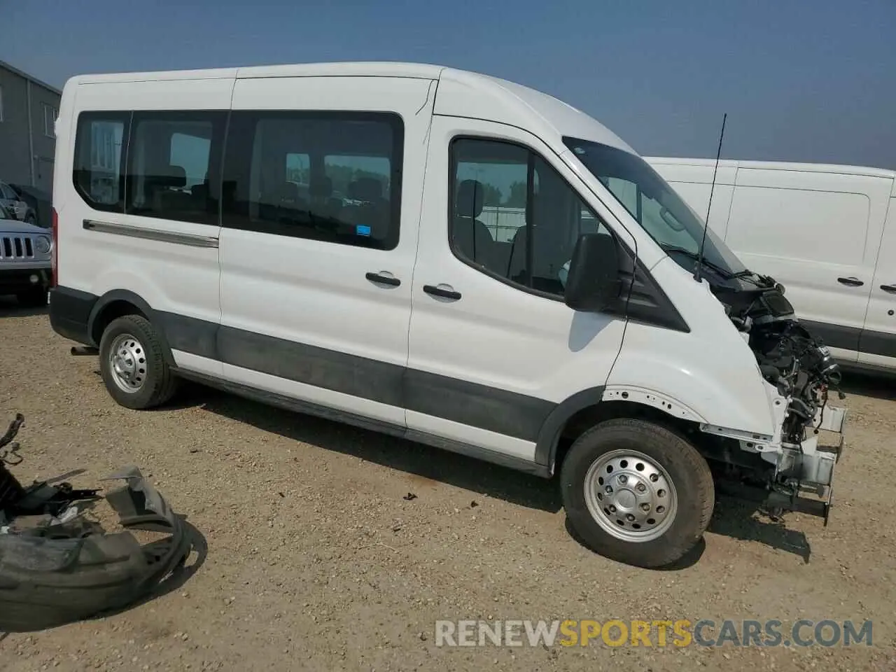 4 fotografías del automóvil dañado 1FBAX9CG7PKA55917 FORD TRANSIT 2023