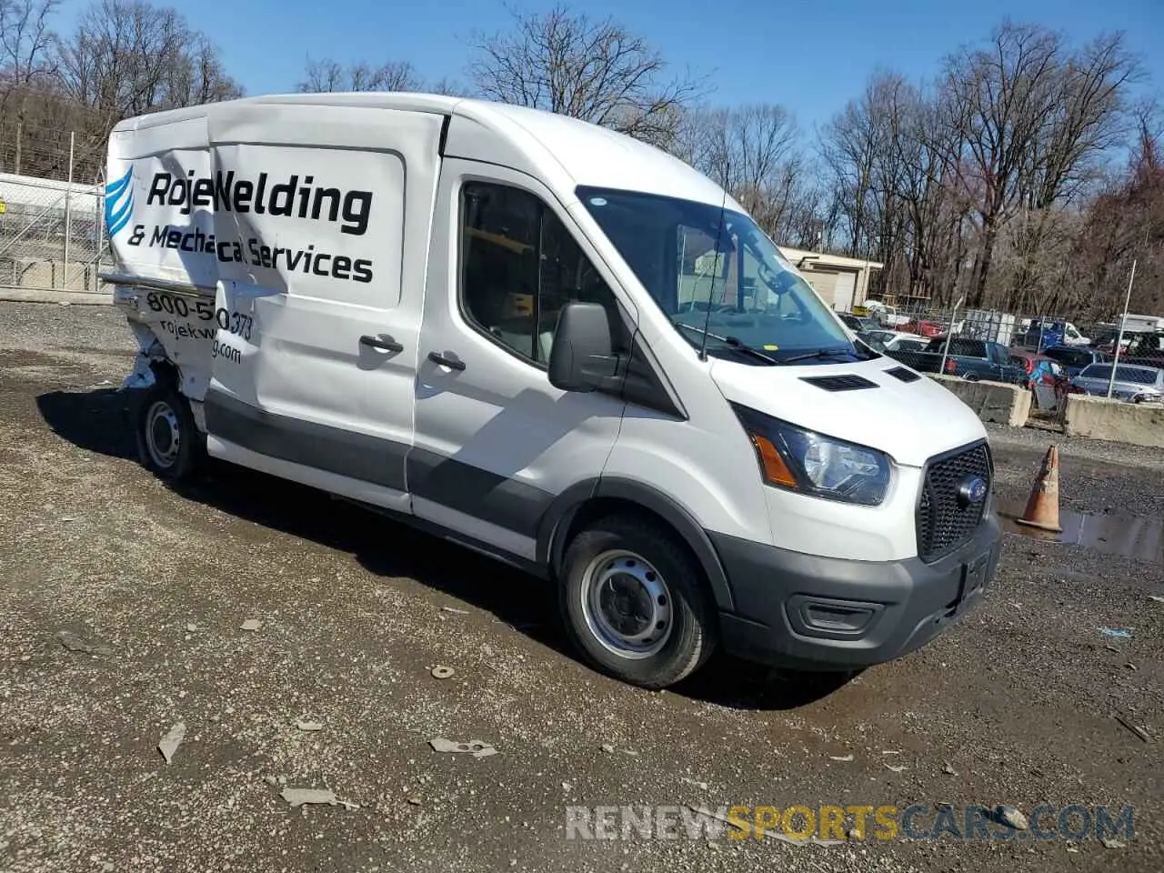 4 fotografías del automóvil dañado 1FTBR1C88PKB19760 FORD TRANSIT 2023
