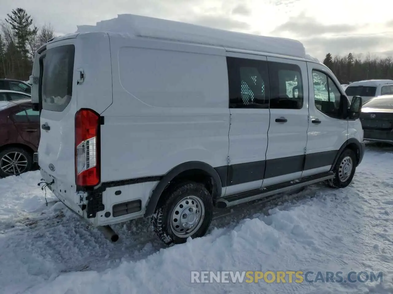 3 fotografías del automóvil dañado 1FTBR2Y88PKA44993 FORD TRANSIT 2023