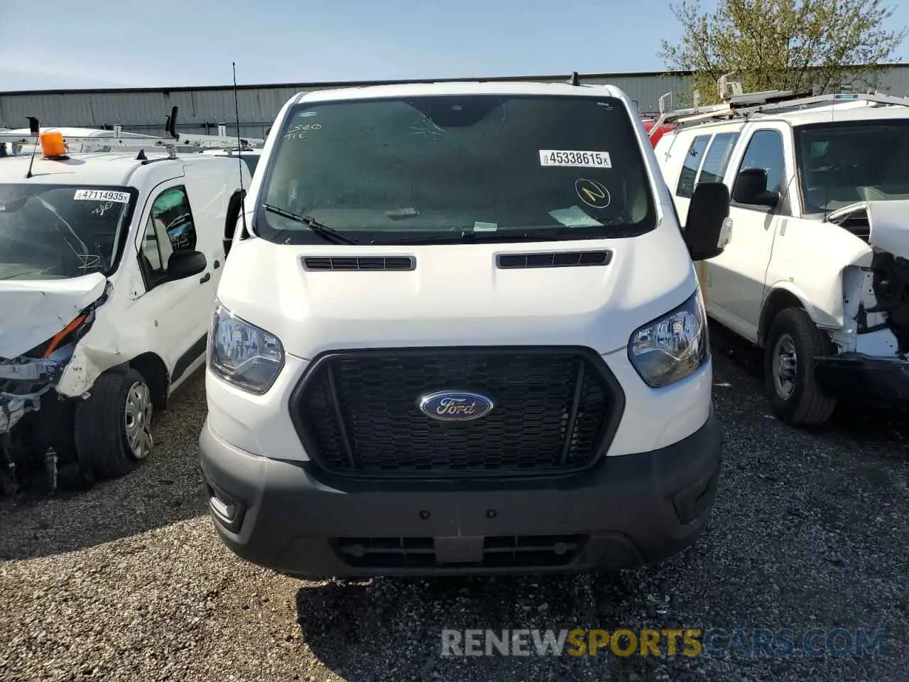 5 fotografías del automóvil dañado 1FTBR2YG7PKA55474 FORD TRANSIT 2023