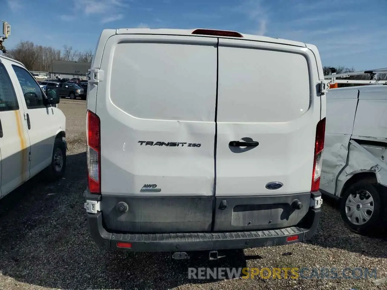 6 fotografías del automóvil dañado 1FTBR2YG7PKA55474 FORD TRANSIT 2023