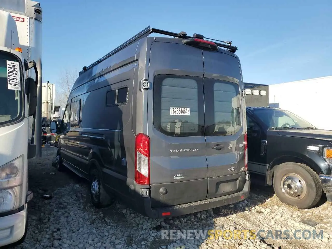 2 fotografías del automóvil dañado 1FTBR3UG2PKA02239 FORD TRANSIT 2023
