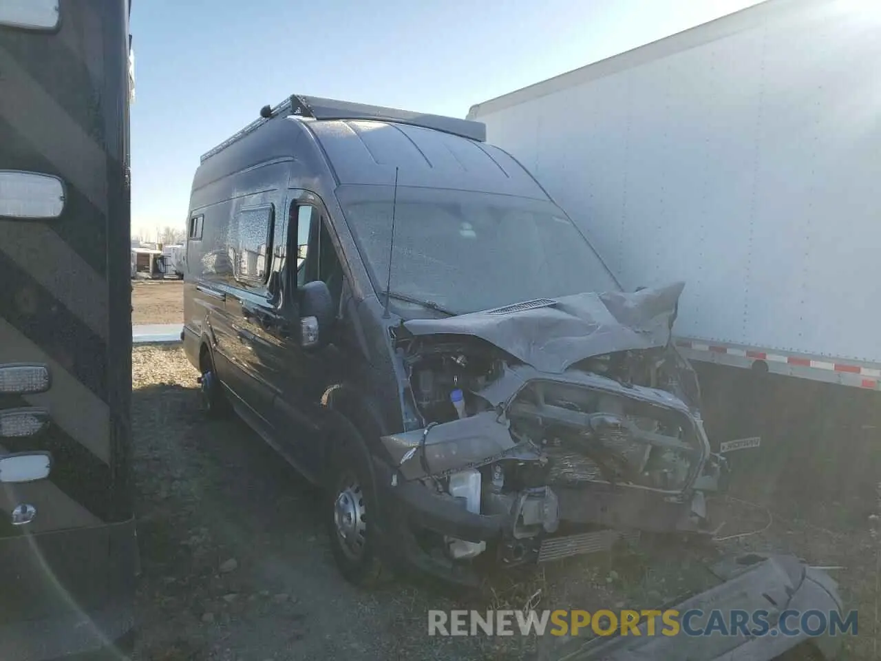 4 fotografías del automóvil dañado 1FTBR3UG2PKA02239 FORD TRANSIT 2023