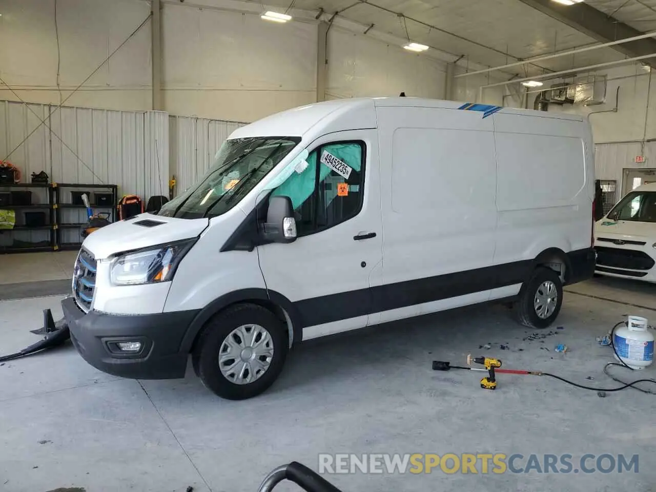 1 fotografías del automóvil dañado 1FTBW9CK1PKB55504 FORD TRANSIT 2023