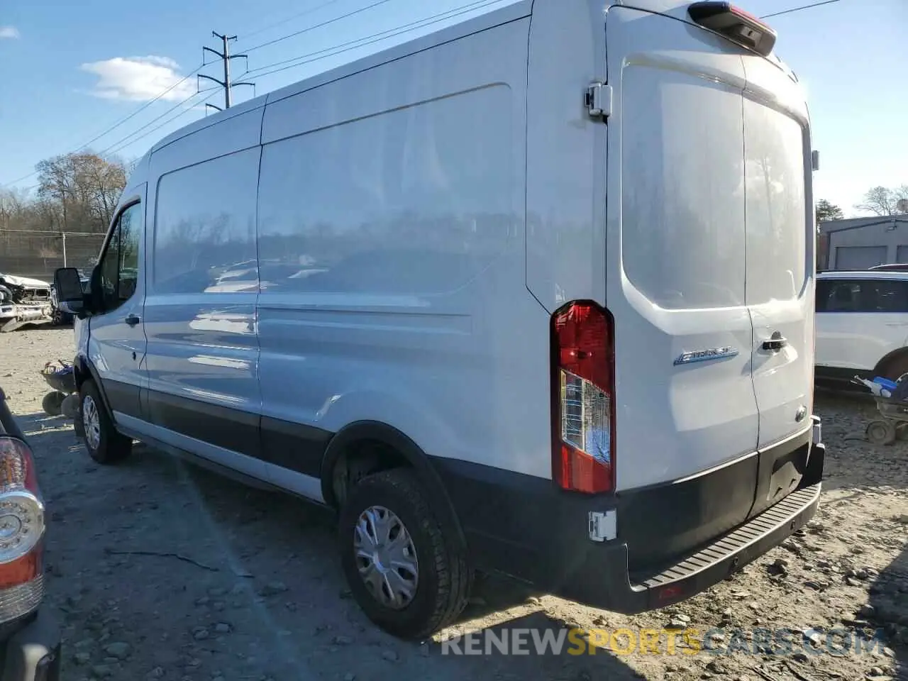 2 fotografías del automóvil dañado 1FTBW9CK1PKB93878 FORD TRANSIT 2023