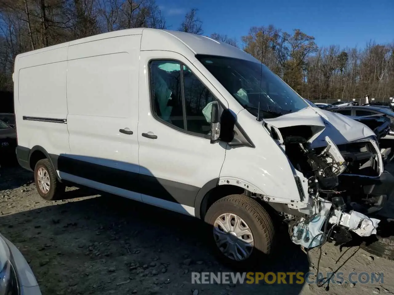 4 fotografías del automóvil dañado 1FTBW9CK1PKB93878 FORD TRANSIT 2023
