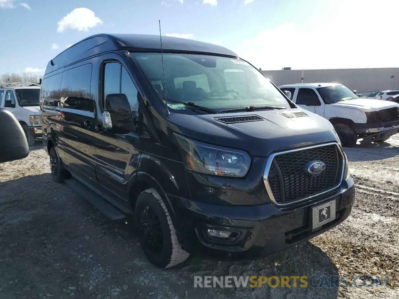 4 fotografías del automóvil dañado 1FTYE2YG1PKA84538 FORD TRANSIT 2023