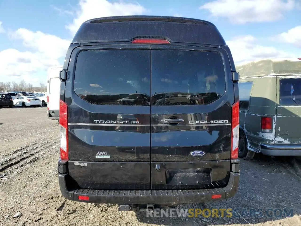 6 fotografías del automóvil dañado 1FTYE2YG1PKA84538 FORD TRANSIT 2023
