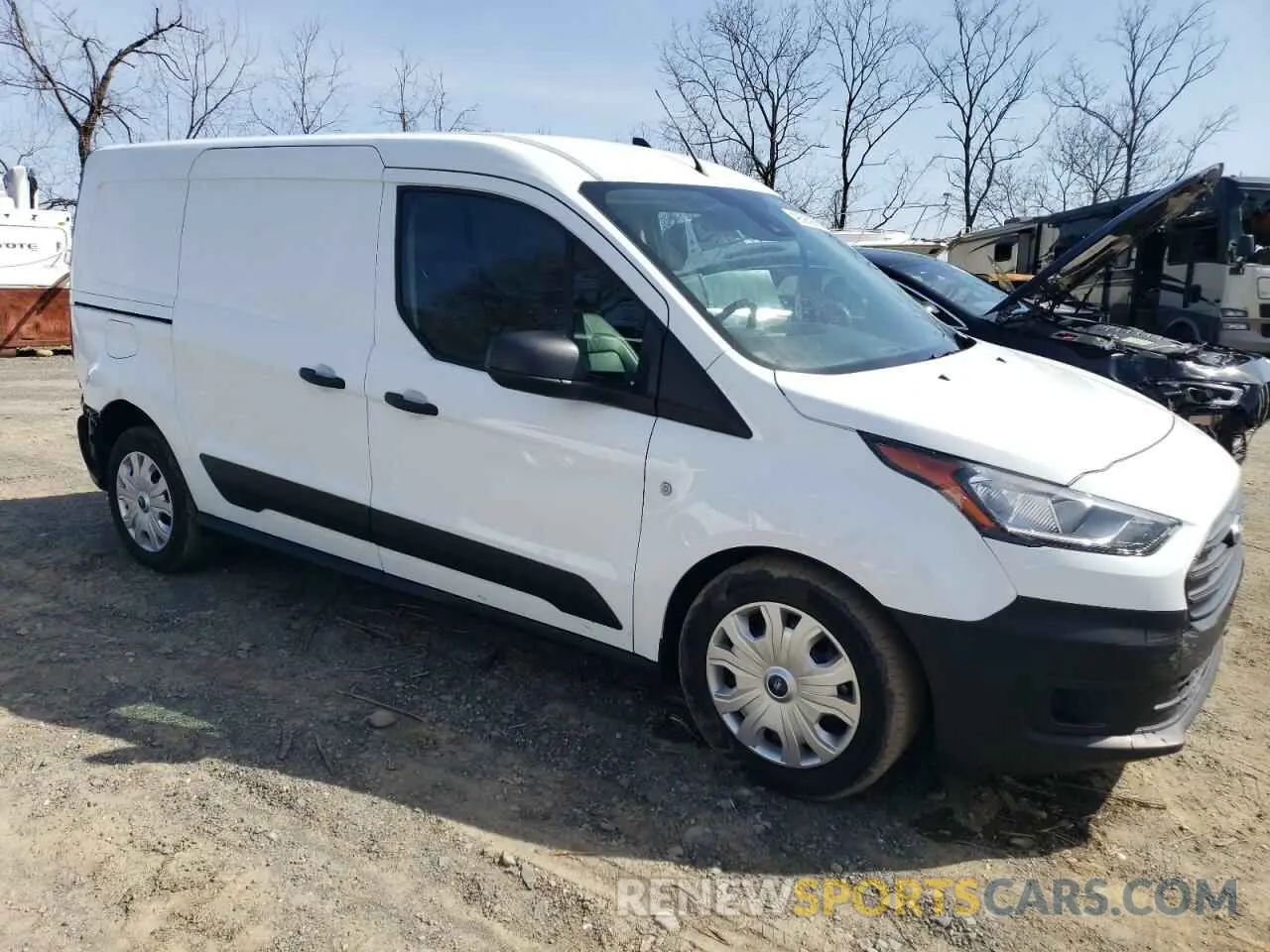 4 fotografías del automóvil dañado NM0LS7S28P1564317 FORD TRANSIT 2023