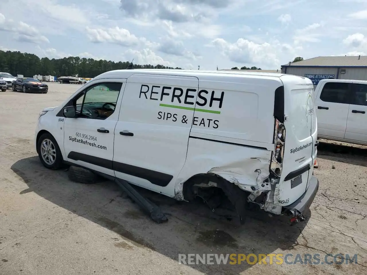 2 fotografías del automóvil dañado NM0LS7T23P1565048 FORD TRANSIT 2023