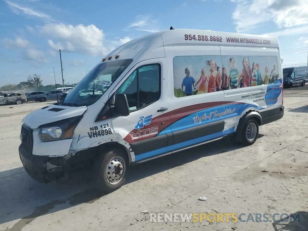 1 fotografías del automóvil dañado 1FBVU4X88RKA15056 FORD TRANSIT 2024