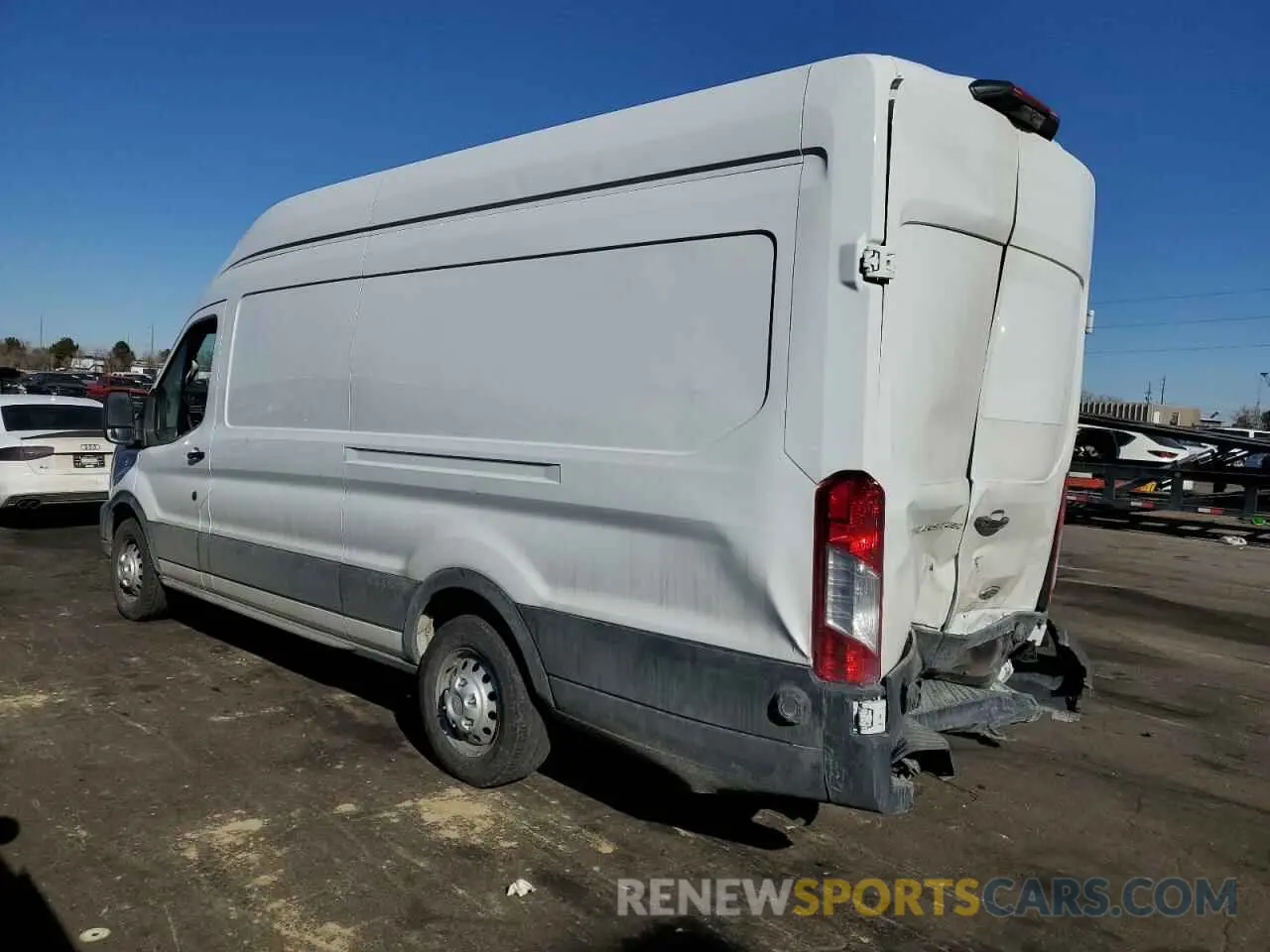 2 fotografías del automóvil dañado 1FTBR3U89RKA32219 FORD TRANSIT 2024