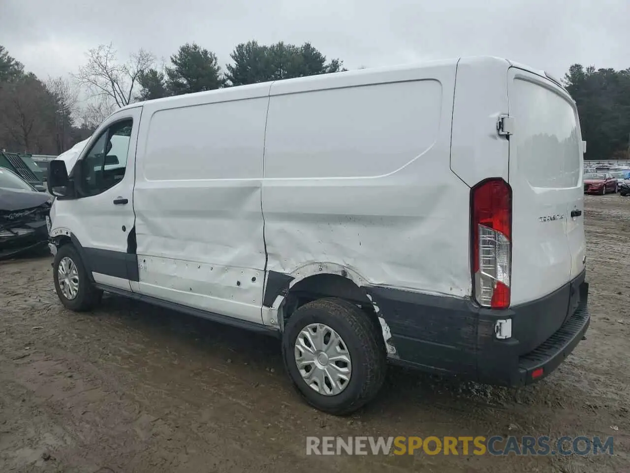 2 fotografías del automóvil dañado 1FTYE1Y84RKA38434 FORD TRANSIT 2024