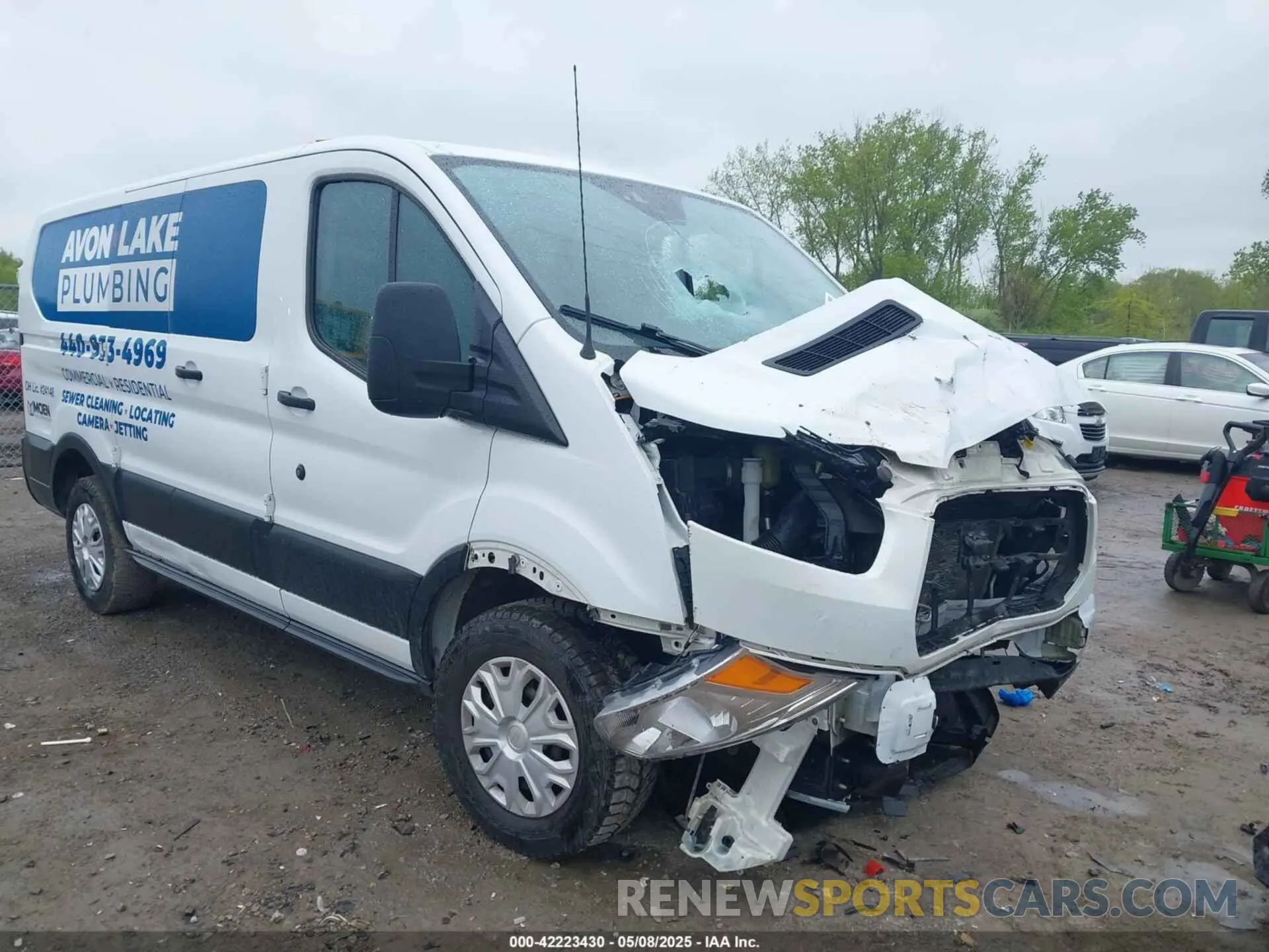 1 fotografías del automóvil dañado 1FTYR1ZM3KKB50213 FORD TRANSIT-250 2019
