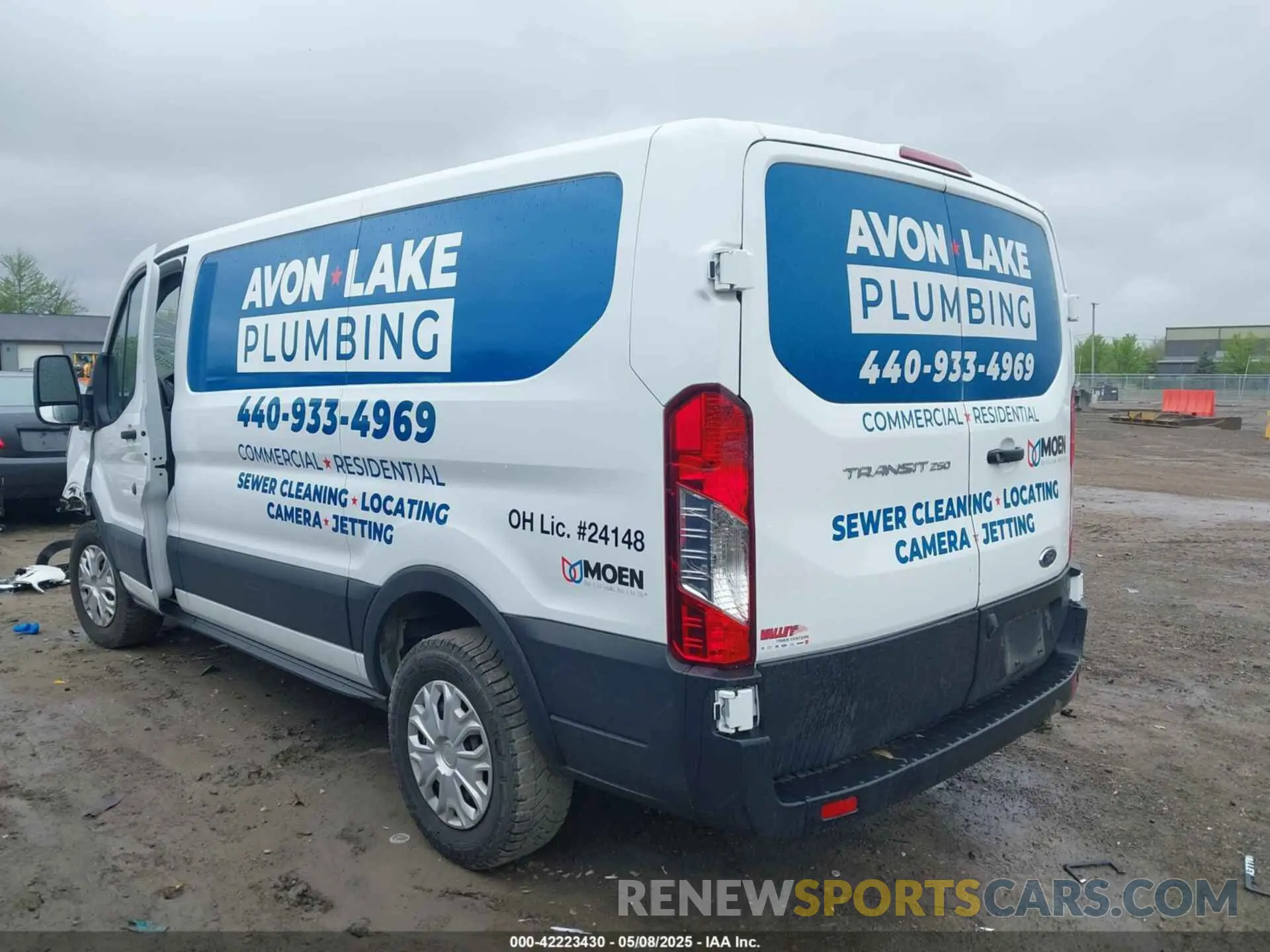 3 fotografías del automóvil dañado 1FTYR1ZM3KKB50213 FORD TRANSIT-250 2019