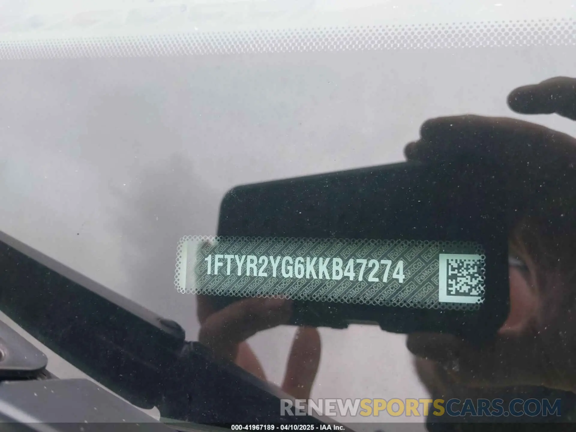 9 fotografías del automóvil dañado 1FTYR2YG6KKB47274 FORD TRANSIT-250 2019