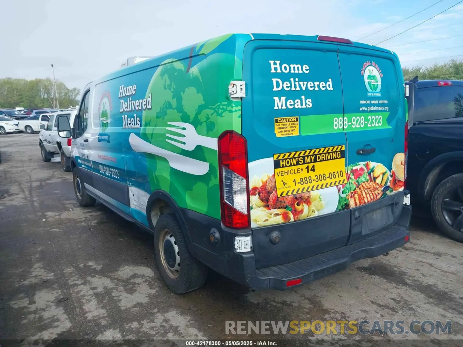3 fotografías del automóvil dañado 1FTYR2ZG0KKA10216 FORD TRANSIT-250 2019
