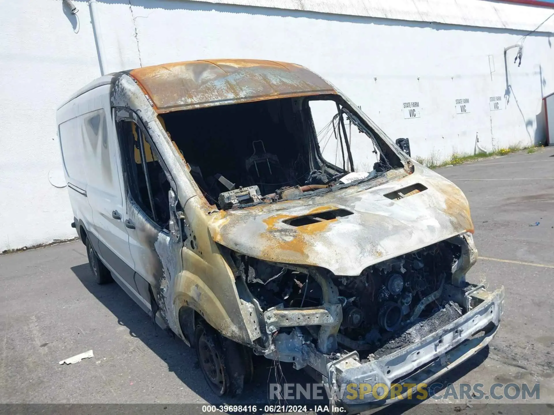 1 fotografías del automóvil dañado 1FTBR1C80LKA75599 FORD TRANSIT-250 2020