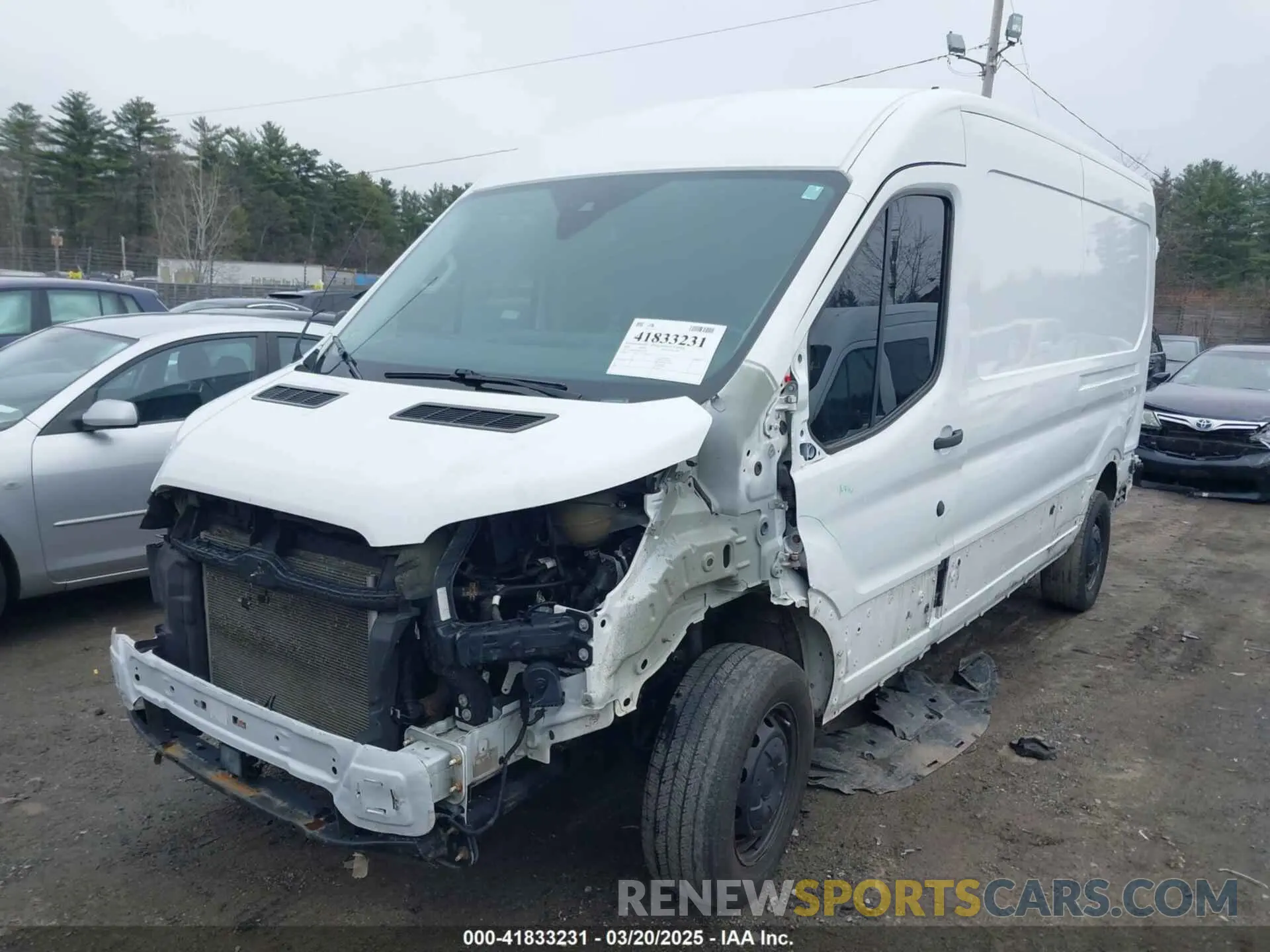 2 fotografías del automóvil dañado 1FTBR1C82LKA10849 FORD TRANSIT-250 2020