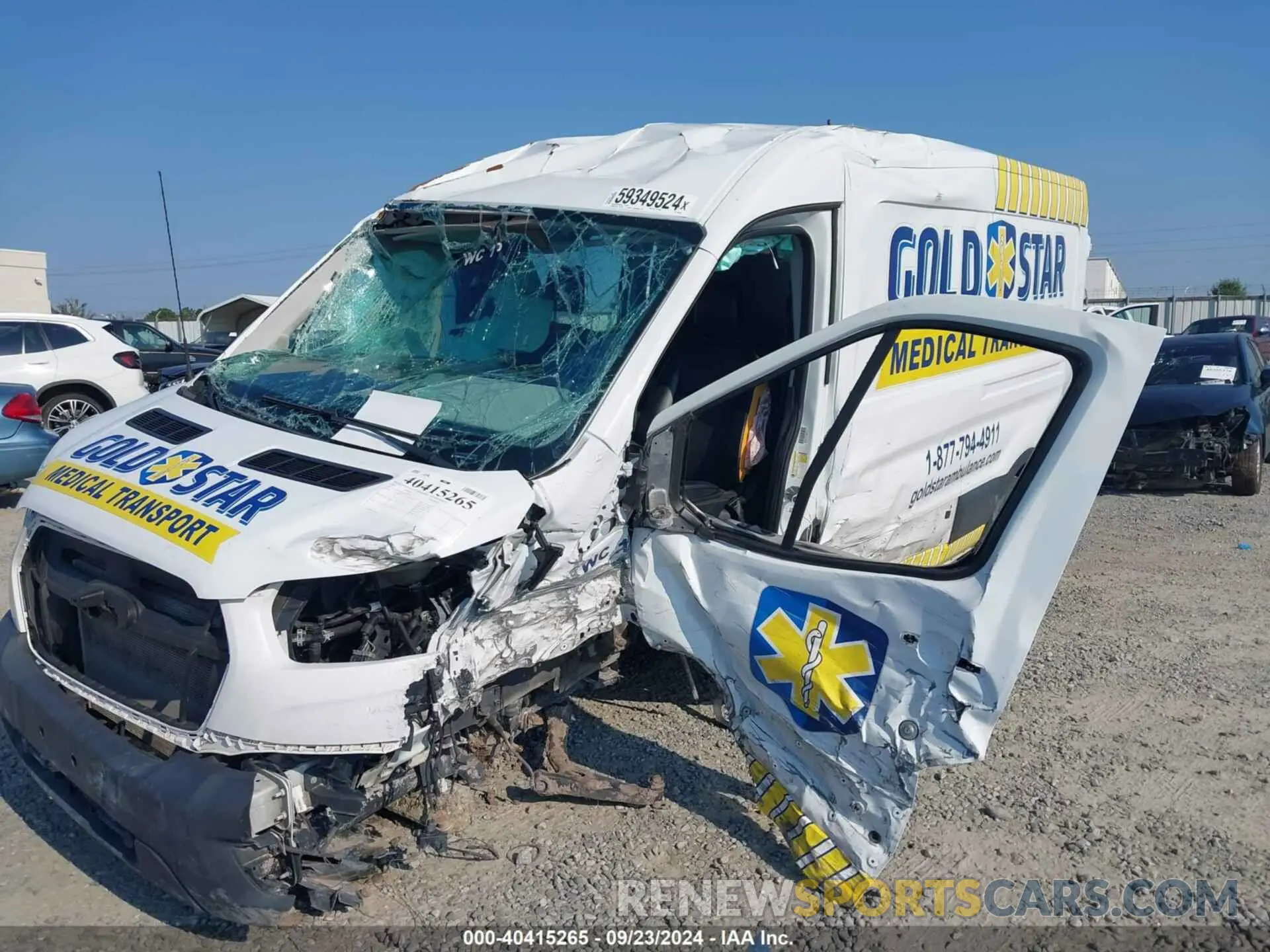 2 fotografías del automóvil dañado 1FTBR1C83LKB03380 FORD TRANSIT-250 2020