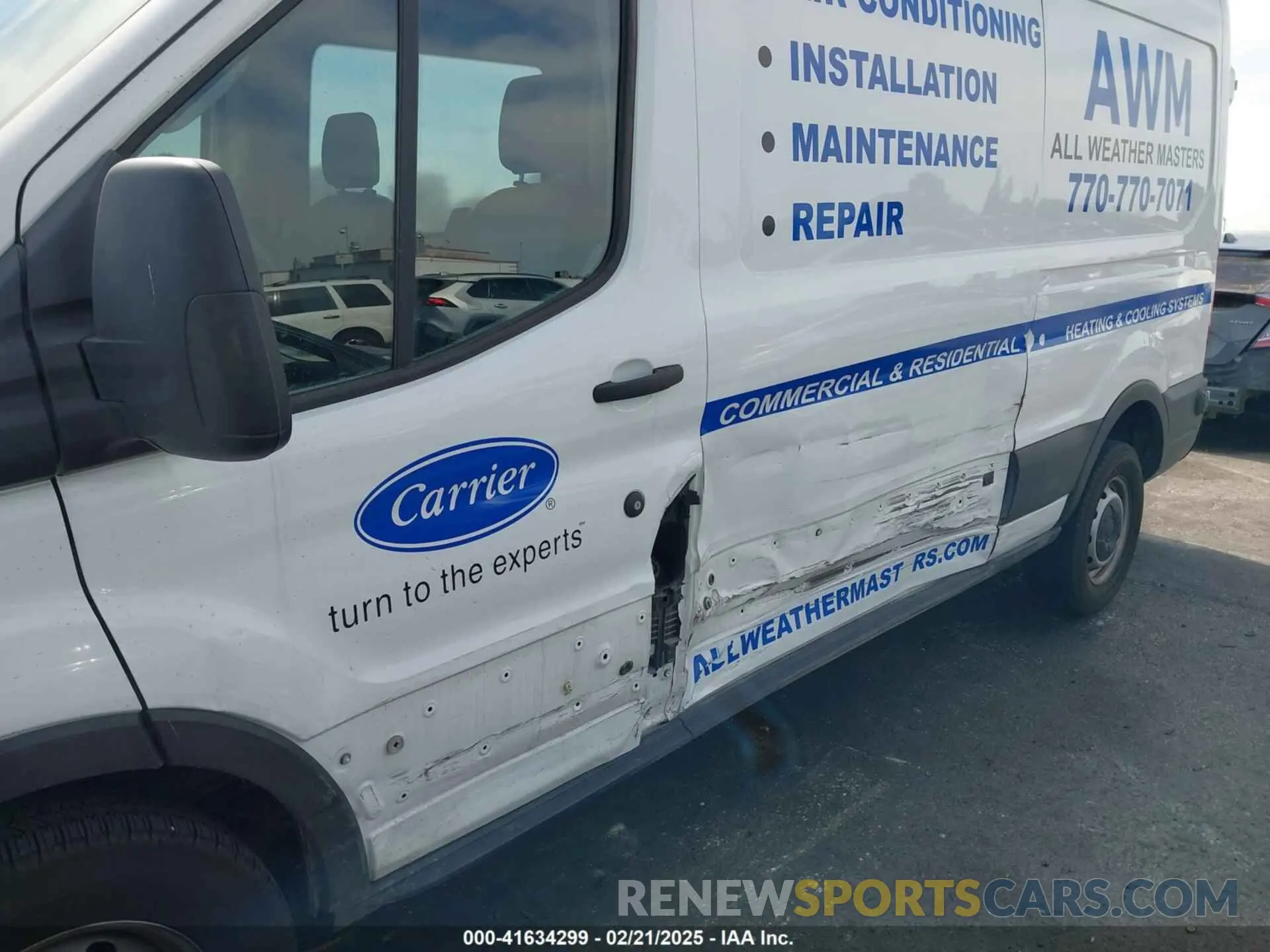 6 fotografías del automóvil dañado 1FTBR1C83LKB11124 FORD TRANSIT-250 2020