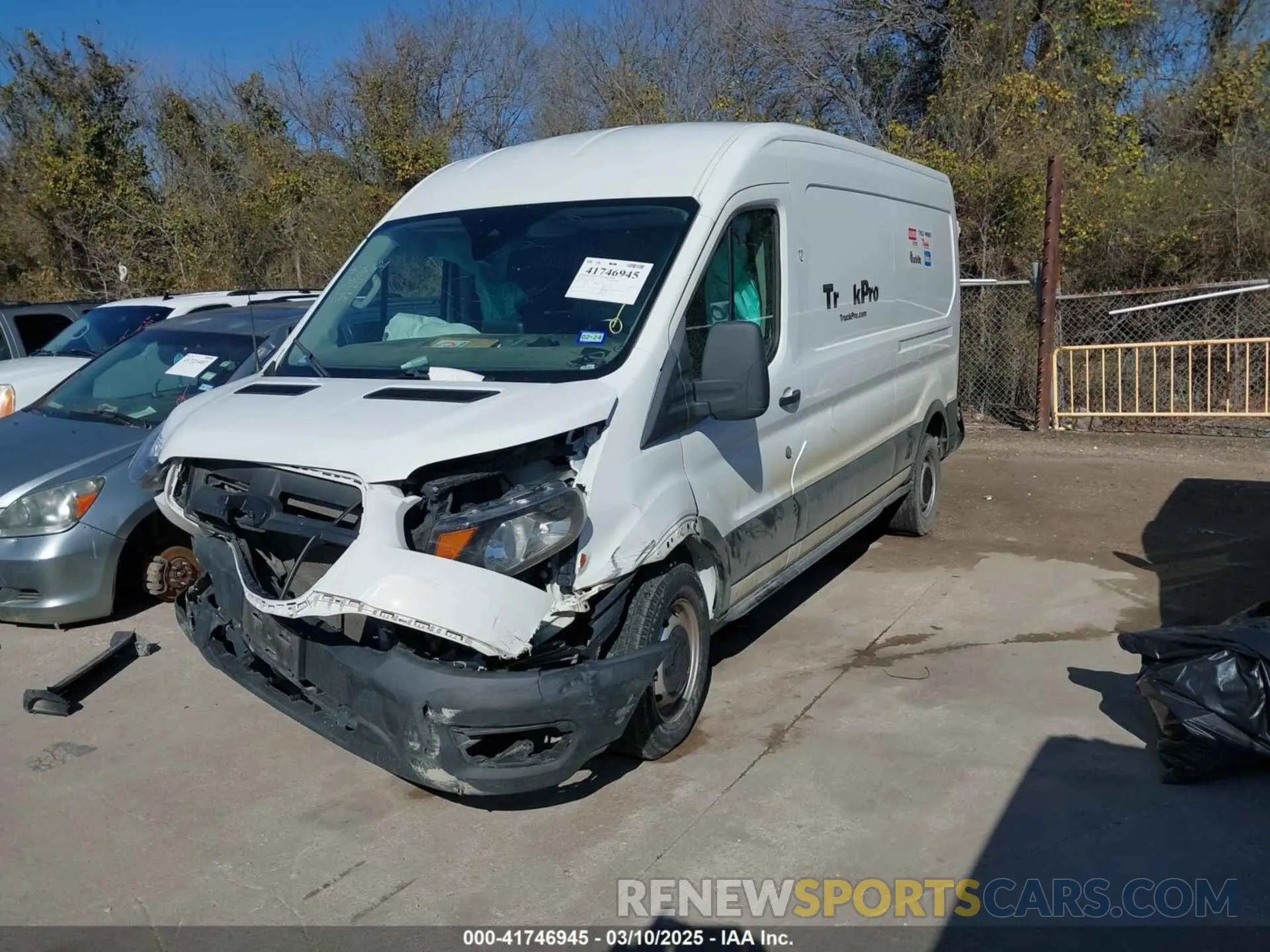 2 fotografías del automóvil dañado 1FTBR1C88LKB71691 FORD TRANSIT-250 2020