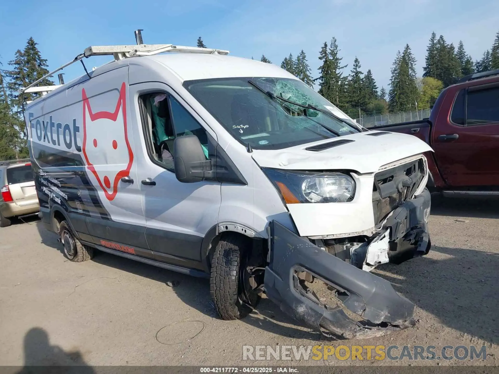 1 fotografías del automóvil dañado 1FTBR1C8XLKA43100 FORD TRANSIT-250 2020