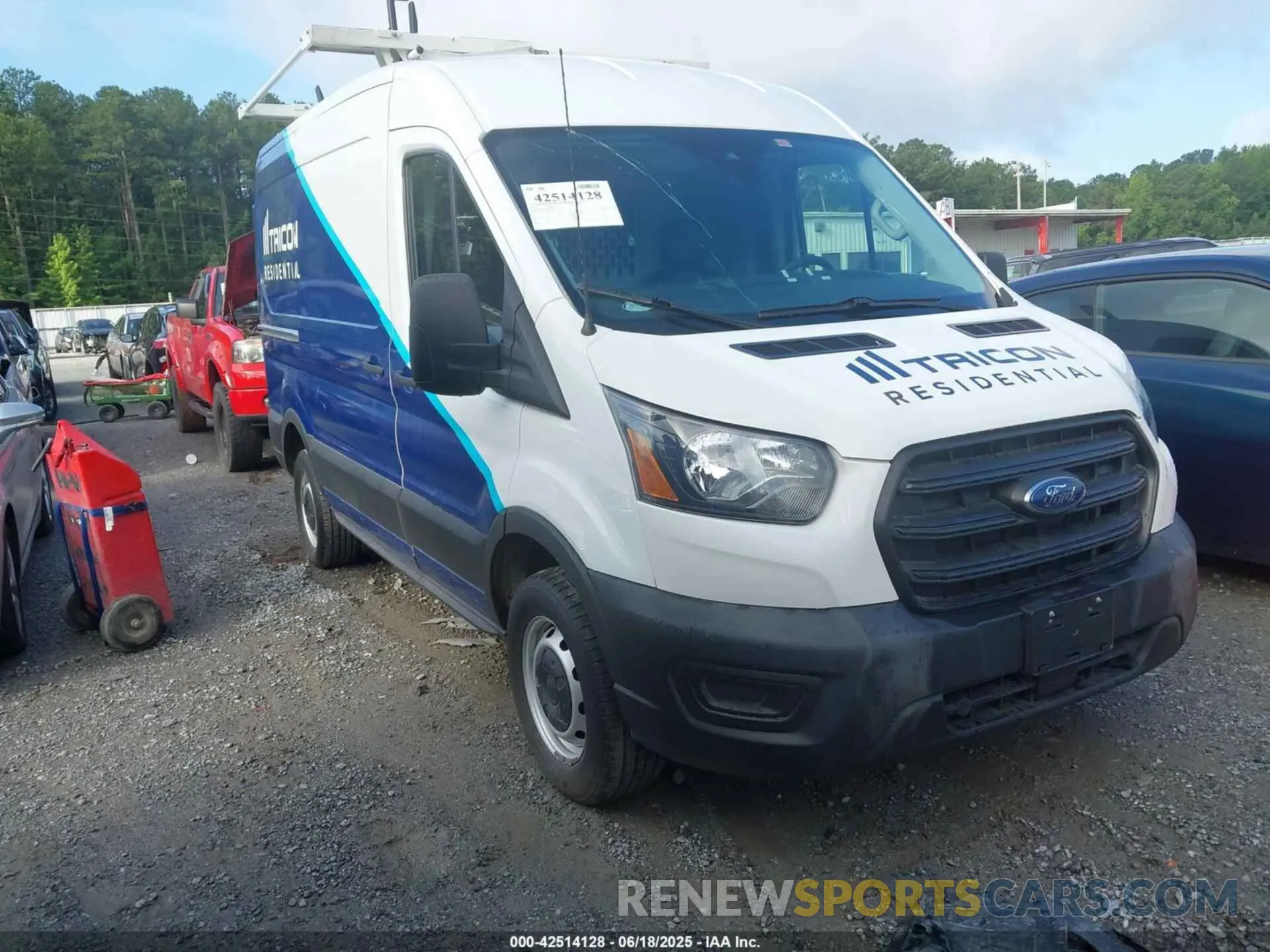 1 fotografías del automóvil dañado 1FTBR1C8XLKB52205 FORD TRANSIT-250 2020